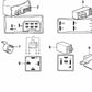 Unidad de control de limpieza intensiva para BMW Serie 6 E24, Serie 7 E23 (OEM 61311367659). Original BMW