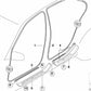 Revestimiento del umbral de entrada trasero derecho para BMW E39 (OEM 51478204018). Original BMW