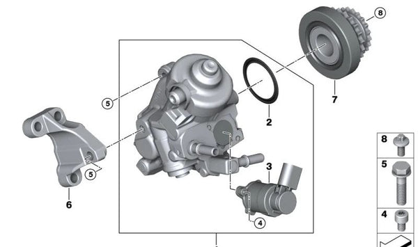 Soporte de admisión OEM 13518511628 para BMW F20, F21, F40, F70, F22, F23, F44, F45, F46, G42, U06, F30, F31, F34, G20, G21, G28, F32, F33, F36, G22, G23, G26, F10, F11, G30, G31, G60, G61, G32, G11, G12, F48, U11, F39, U10, F25, G01, G45, F26, G02,