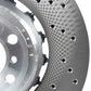 Left ventilated brake disc for BMW F87, F80, F82, F83 (OEM 34107889665). Original BMW