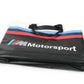 Motorsport Schwarz / Weiß Reisetasche. Original BMW.