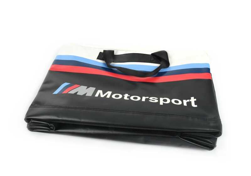 Motorsport Schwarz / Weiß Reisetasche. Original BMW.