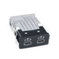 Dual USB connection for BMW 1 Series F40, F52, 2 Series F44, G42, 3 Series G20, G21, G28, 4 Series G22, G23, 5 Series G30, G31, 6 Series G32, 8 Series G16, X2 F39, X3 G01, G08, X4 G02, X5 G18, X7 G07 84160). Genuine BMW.