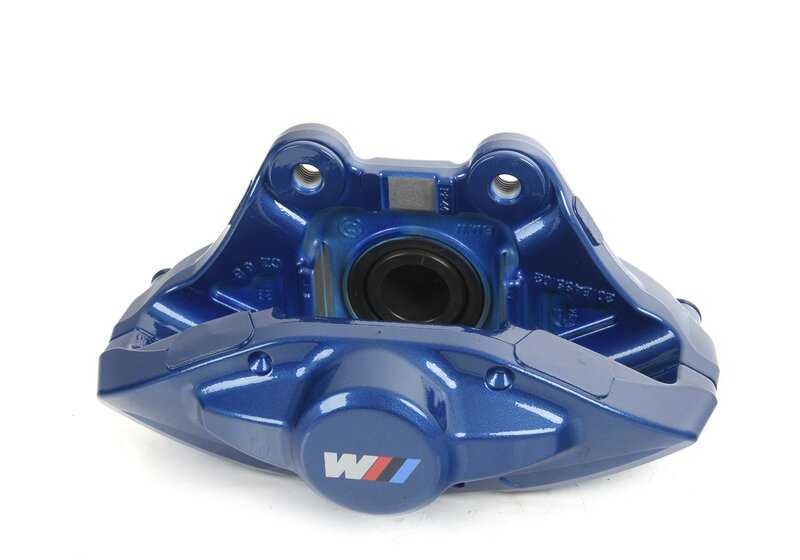 Left brake caliper housing for BMW F87, F80N, F82, F83 (OEM 34218046261). Original BMW