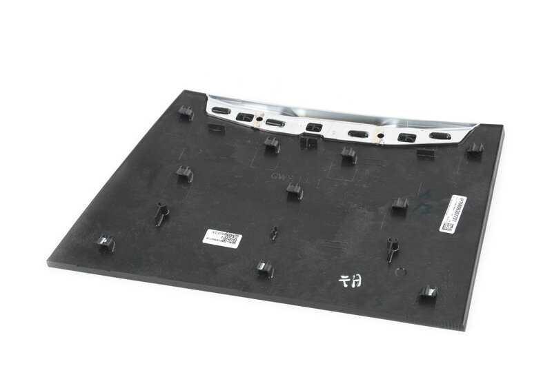 Cubierta del portavasos en negro piano OEM 51168093577 para BMW G20, G21, G80, G22, G23, G26, G82, G83. Original BMW.