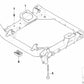 Soporte para gato de coche para BMW Serie 3 E46 (OEM 31101096977). Original BMW.