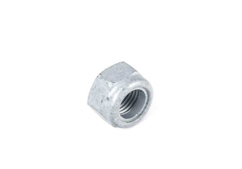 Autoblocant hexagonal nut for BMW E82, E21, E30, E36, E46, E90, E92, E93, E12, E28, E34, E39, E60, E61, E24, E63, E64, E23, E32, E38, X5 E53, Z4 E85, E86, Z8 E52 and Mini R50, R52, R53 (OEM 31106774714). Original BMW