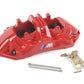 Carcasa de pinza de freno roja izquierda para BMW G87, G80, G81, G82, G83, F90N, F91, F92, F93 (OEM 34109501997). Original BMW