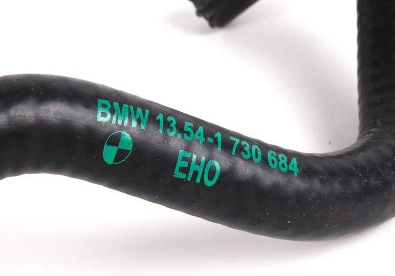 Hose for BMW Series 5 E34 (OEM 13541730684). Genuine BMW