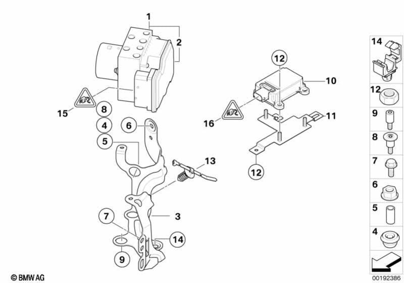 Portaunidad Hidraulica (34516790485) . Original Bmw Recambios