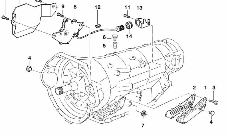 Cable Clamp for BMW 5 Series E39, 7 Series E38, 8 Series E31 (OEM 24101422451). Original BMW