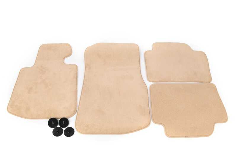 Set of BMW velor BEIGE 4 series F36 mats without xDrive. Genuine BMW