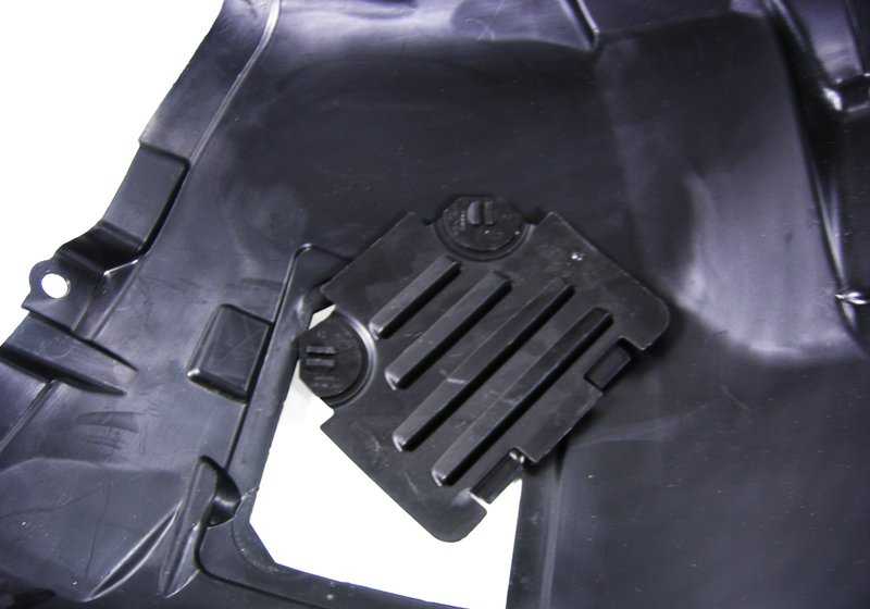 Cubierta del guardabarros inferior izquierdo para BMW Serie 3 E90, E91 (OEM 51717162275). Original BMW.