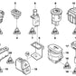 Interruptor De Techo Descapotable Capota Consola Central Para Bmw E93 F12 . Original Recambios