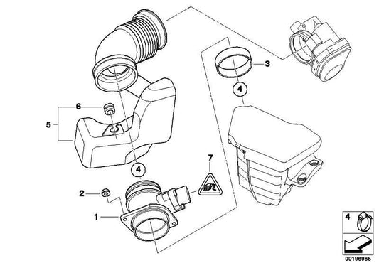 Fuelle Con Resonador Para Bmw E46 Serie 3 . Original Recambios