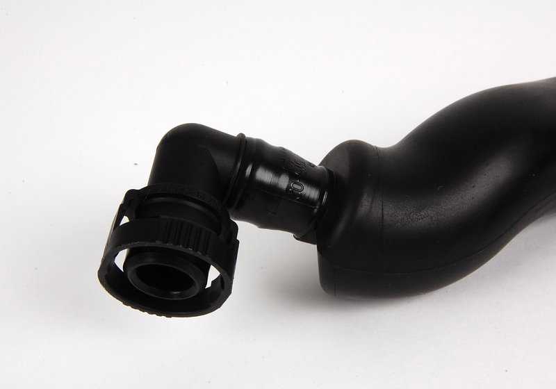 Breather pipe for BMW 5 Series E60, E61, 6 Series E63, E64, 7 Series E65, E66, X5 E53 (OEM 11617547186). Original BMW.