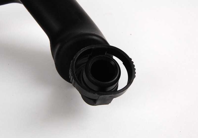 Breather pipe for BMW 5 Series E60, E61, 6 Series E63, E64, 7 Series E65, E66, X5 E53 (OEM 11617547186). Original BMW.