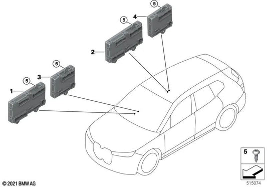 Unidad de control para BMW serie i I20 (OEM 61355A69A24). Original BMW