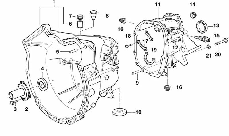 Anillo de Sellado para BMW E87, E36, E46, E34, E39, E85 (OEM 23217545740). Original BMW.