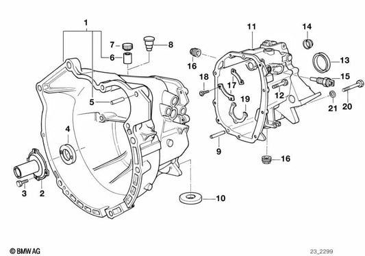 Magnet for BMW 1 Series E87, 3 Series E36 E46, 5 Series E34 E39, Z4 E85 (OEM 23111222678). Genuine BMW