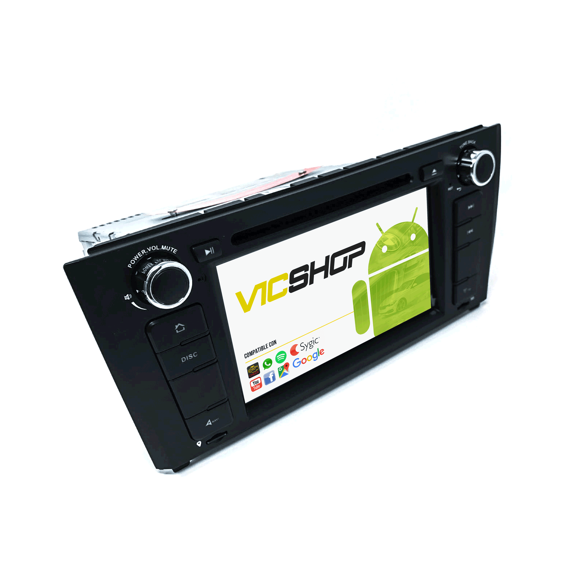 Pantalla Radio Android 8.1 Para Bmw Modelo E81 E82 E87 E88. ¡ahora Con Cámara Trasera De Regalo!