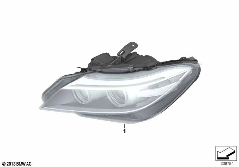 Faro Bi-Xenón izquierdo para BMW Z4 E89 (OEM 63127348947). Original BMW.