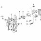 Placa de rosca izquierda para BMW Serie 3 E21, Serie 5 E12, E28, Serie 6 E24, Serie 7 E23 (OEM 51211851493). Original BMW