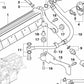 Tubería de aceite de transmisión (Vorlauf) OEM 17222283112 para BMW E60, E61, E63, E64. Original BMW.