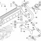 Tornillo hueco para BMW Serie 5 E60, E61N, Serie 6 E63, E64 (OEM 17222283139). Original BMW