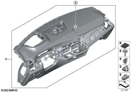 I-Tafel Sensatec Head-Up Display para BMW X5 G05N, X7 G07N (OEM 51459633581). Original BMW