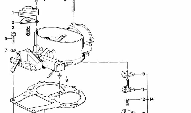 Board OEM 13111263341 pour BMW E21, E12. BMW d'origine.