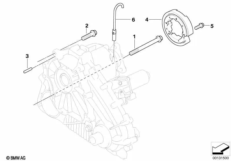 Conducto de ventilación para BMW X5 E53 (OEM 27107524877). Original BMW