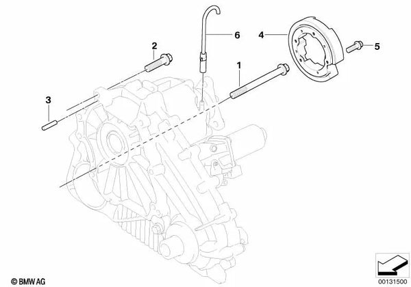 Conducto de ventilación para BMW X5 E53 (OEM 27107524877). Original BMW