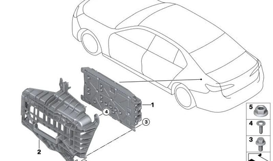 Booster Support for BMW 7 Series G70 (OEM 65158723223). Genuine BMW