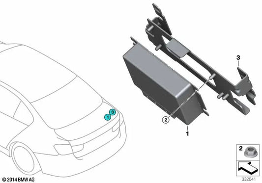 Unterstützung für gHAS-Steuergerät für BMW F80, F82 (OEM 61357849610). Original BMW