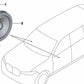 Altavoz agudo HiFi OEM 65136809630 para BMW G42, G20, G01, G08, F97, G02, F98, G05, G06, G07. Original BMW.