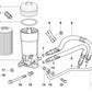 Manguera de Alta Presión de Adelanto para BMW Serie 5 E34, Serie 7 E32 (OEM 11421702554). Original BMW.