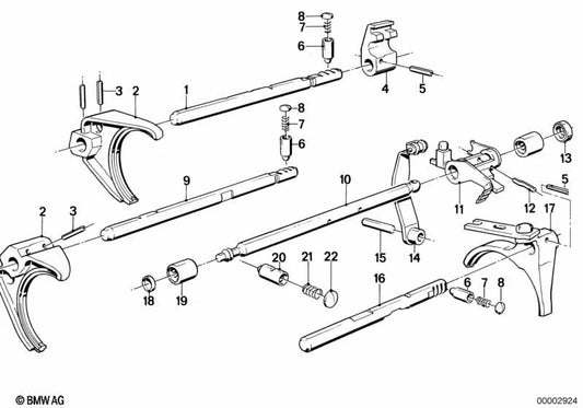 Compression Spring for BMW 3 Series E30, 5 Series E28, E34 (OEM 23311224576). Original BMW