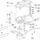 Schlauchkrümmer für BMW 3er E36, E46 (OEM 13311744068). Original BMW