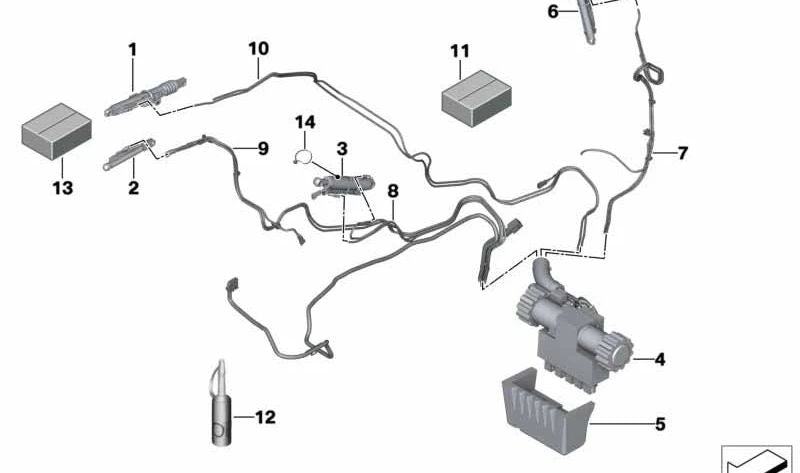 Cilindro hidráulico capota derecha OEM 54377183322 para BMW E93, F33, F83. Original BMW.