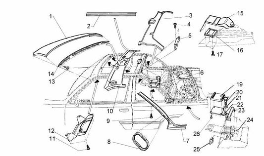 OEM -Schutzabdeckung 54210006384 für BMW E30. Original BMW.