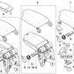 Cubierta del eje de rotación derecha para BMW Serie 1 E81, E82, E87N, E88 (OEM 51169120574). Original BMW