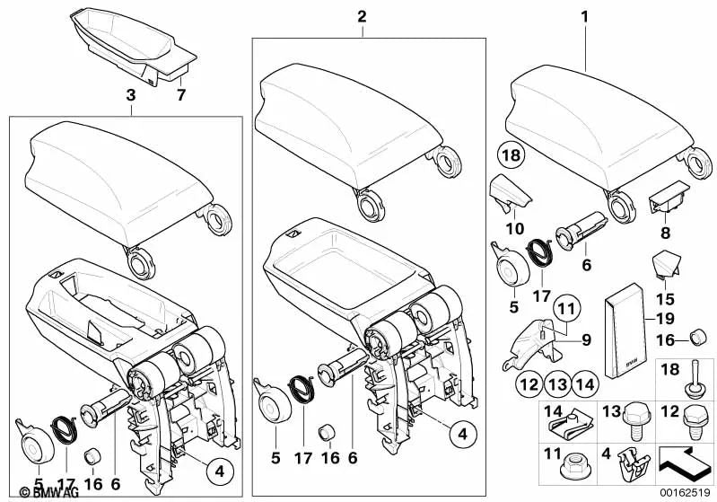 Cubierta del eje de rotación derecha para BMW Serie 1 E81, E82, E87N, E88 (OEM 51169120574). Original BMW