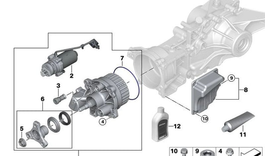 BMW HOK Öl für BMW F40 2er F44, F45, F46, U06, X1 F48, F49, U11, X2 F39, MINI F54, F60 (OEM 83222413513). Original BMW