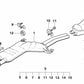 Soporte para BMW Serie 5 E34, Serie 7 E32 (OEM 18211728600). Original BMW