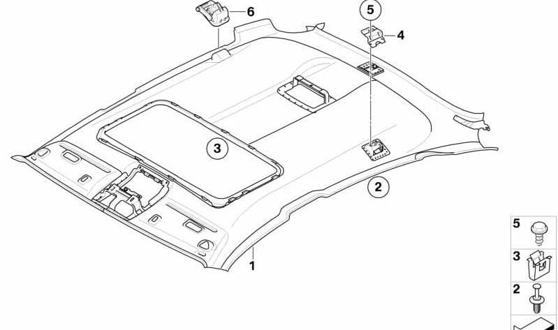 Appuntamento sinistro per BMW E71, E72. BMW originale.