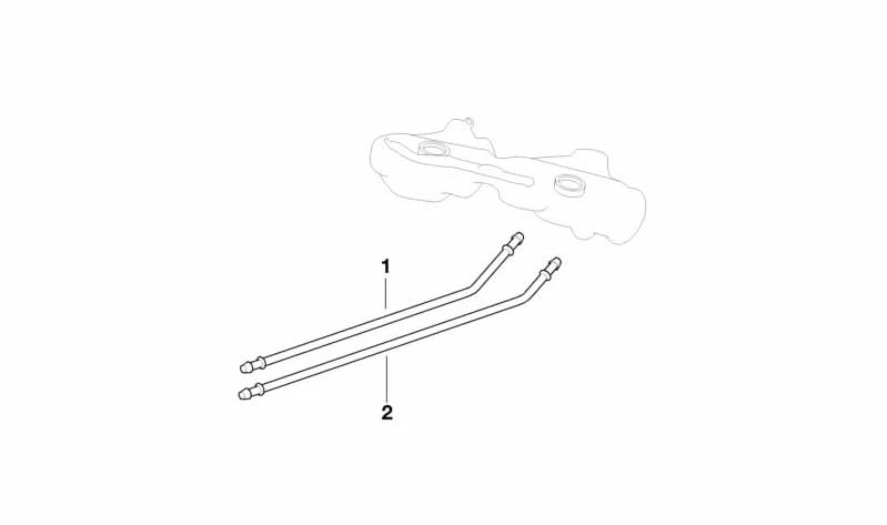 Conducción de combustible para BMW Serie 3 E36 (OEM 16112228041). Original BMW