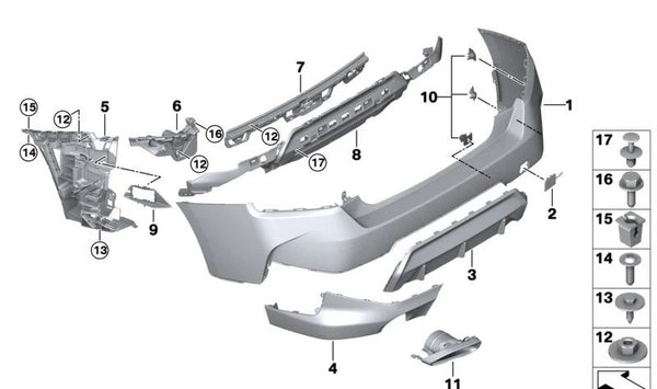 Carcasa derecha para BMW Serie 2 G42 (OEM 51125A2E9C8). Original BMW.