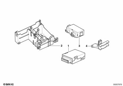 Soporte para unidad de control para BMW Serie 3 E36 (OEM 61131387775). Original BMW