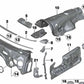 Clip de sujeción OEM 51488252749 para BMW (Modelos compatibles: E81, E82, E87, E88, E46, E90, E91, E92, E93, F07, F10, F11, F18, F06, F12, F13, F01, F02, F04, E84, E83). Original BMW.